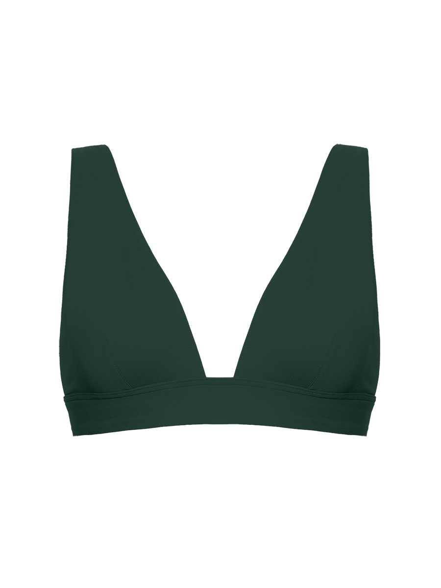 Chrome Full-cup triangle bikini top standard view NaN