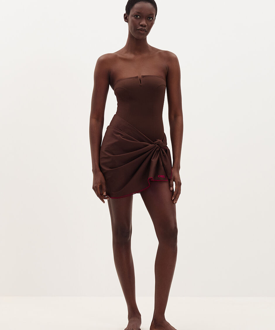 Cabine - Chocolat noir in Cotton &middot; Luxury Swim | ERES
