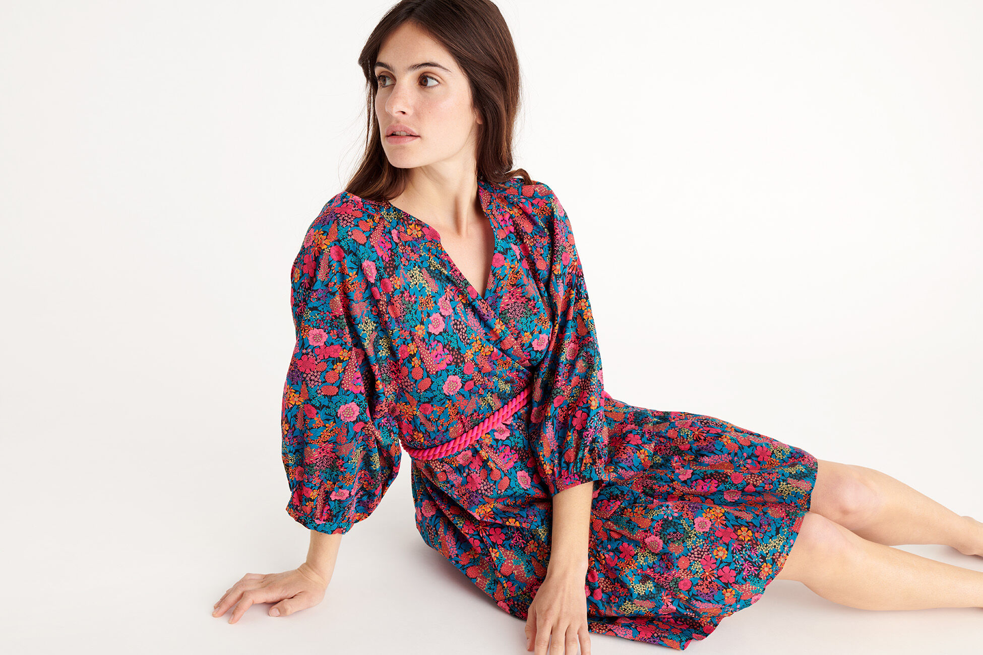 Betty Short dress Made with Liberty Fabric standard view �