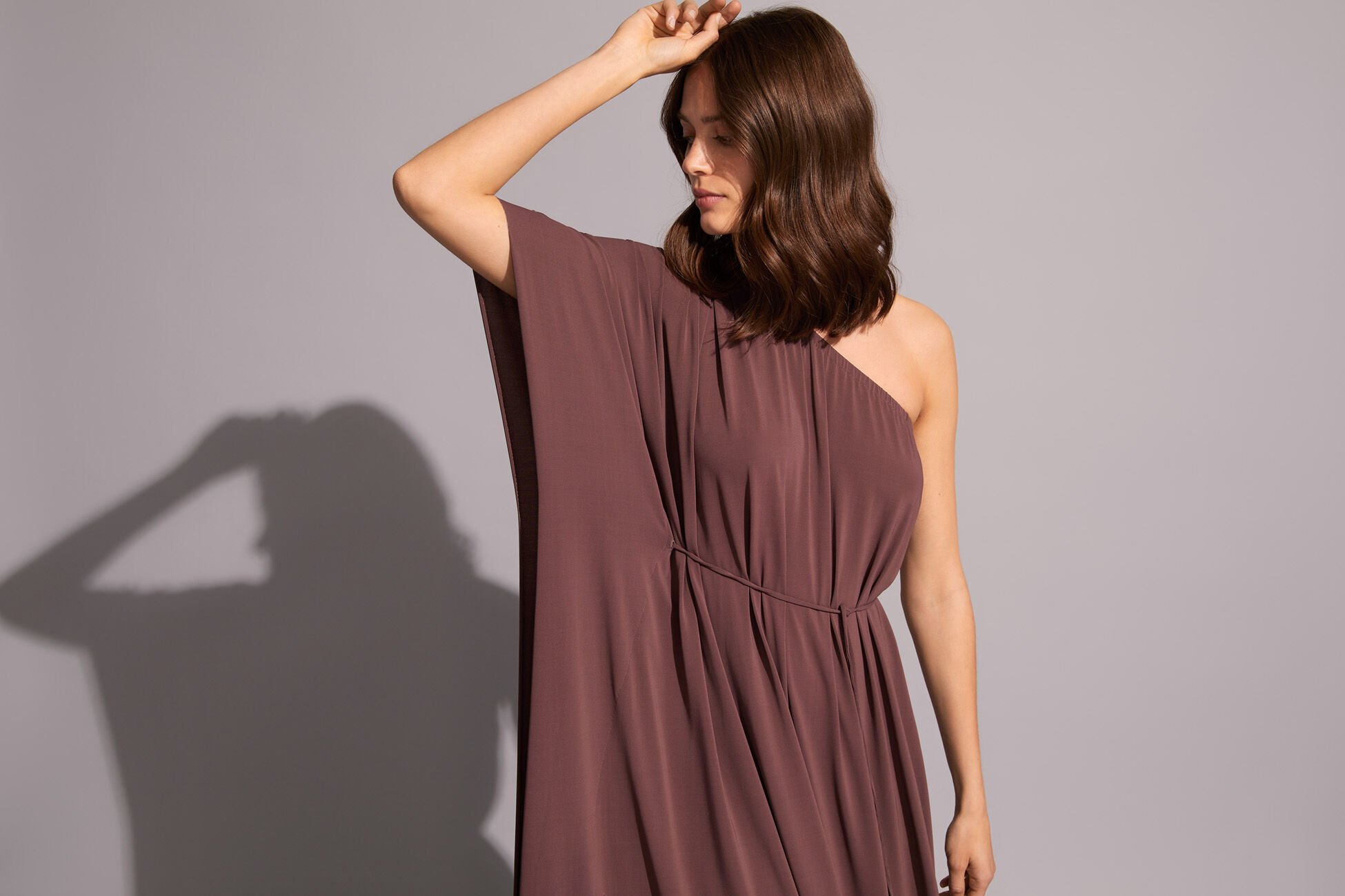 Géorgie One-shoulder long dress standard view NaN