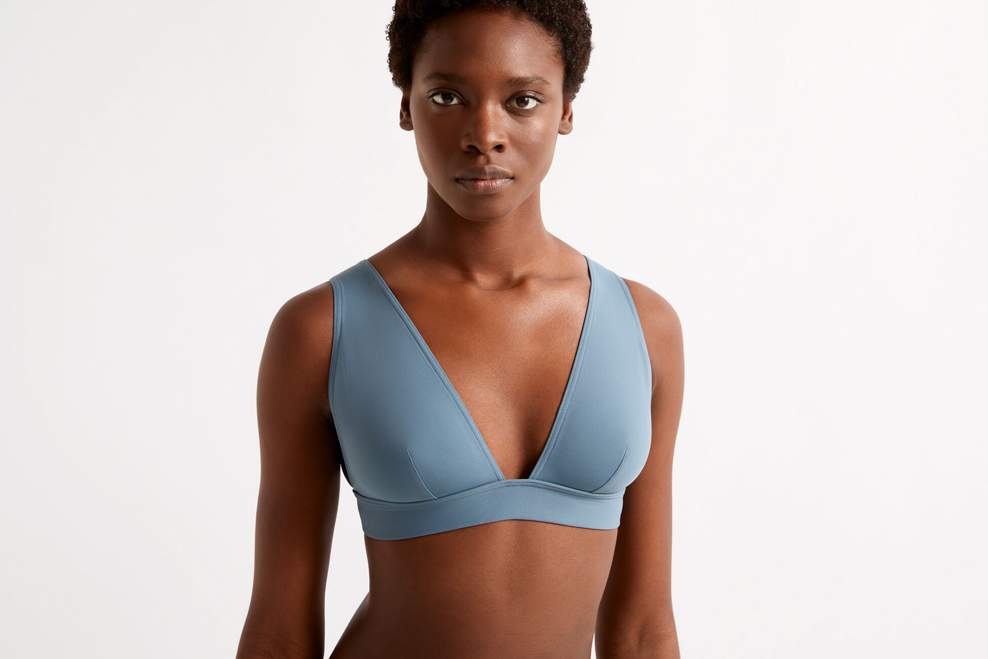 Chrome Full-cup triangle bikini top standard view �