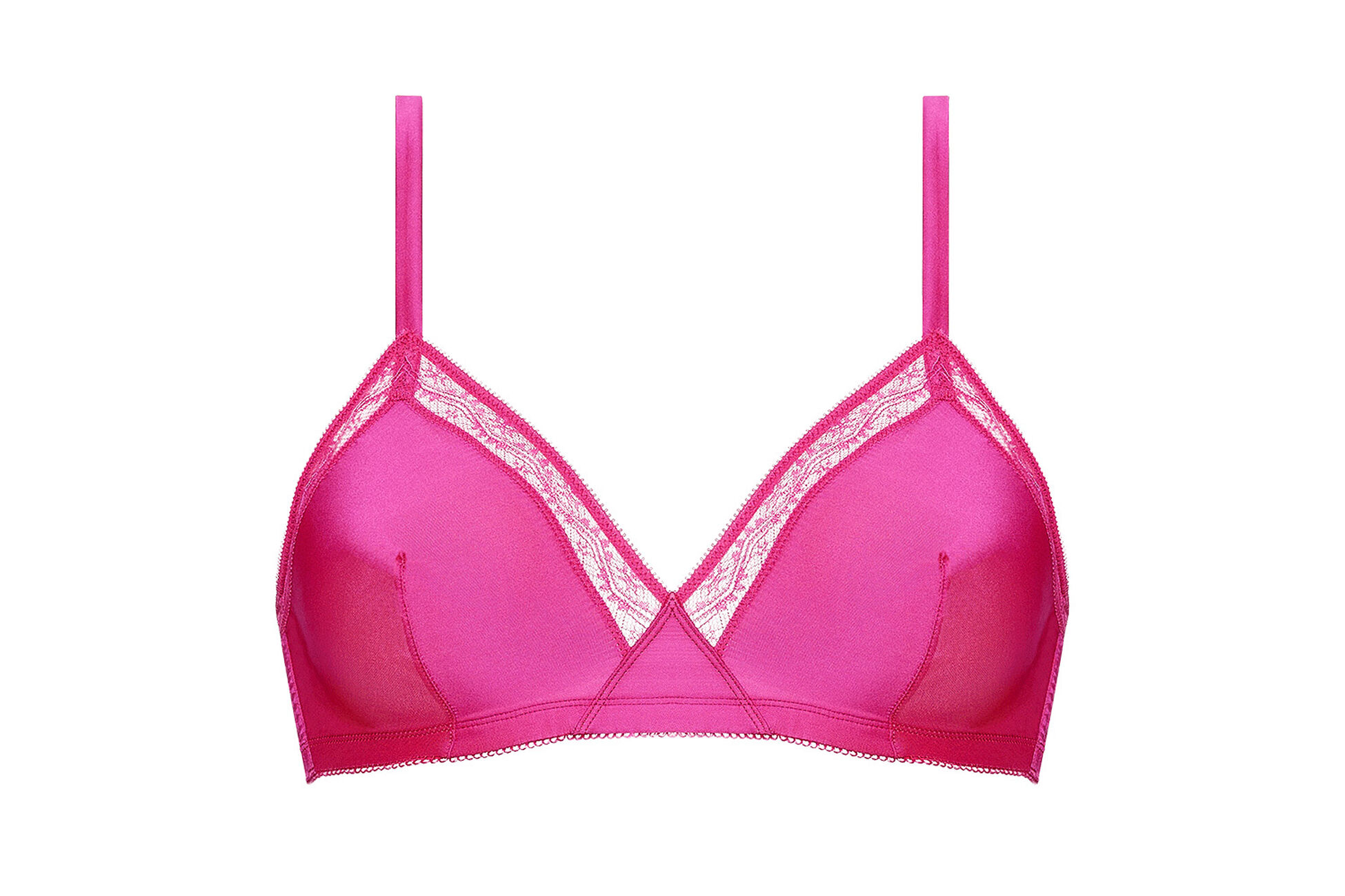 Pink Triangle bra standard view �