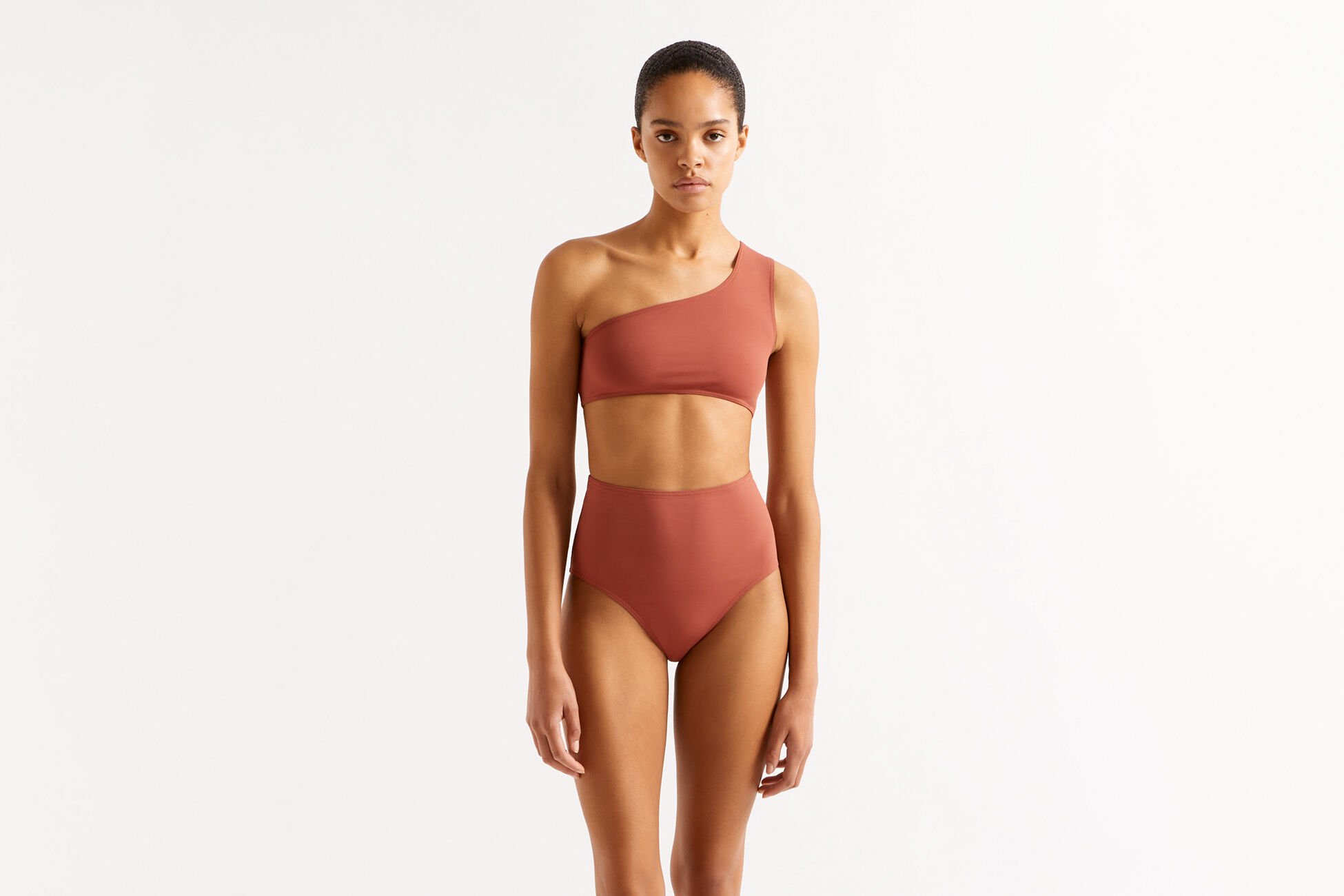 Symbole One-shoulder crop top standard view NaN