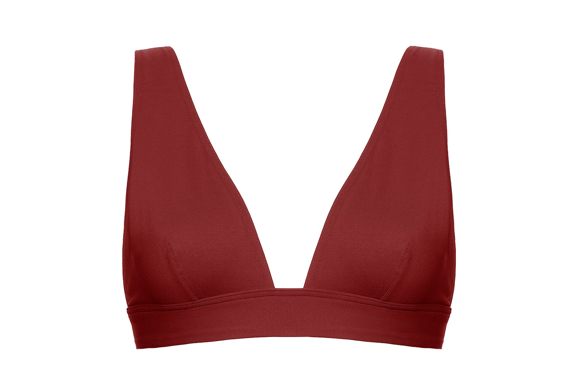 Chrome Full-cup triangle bikini top standard view �