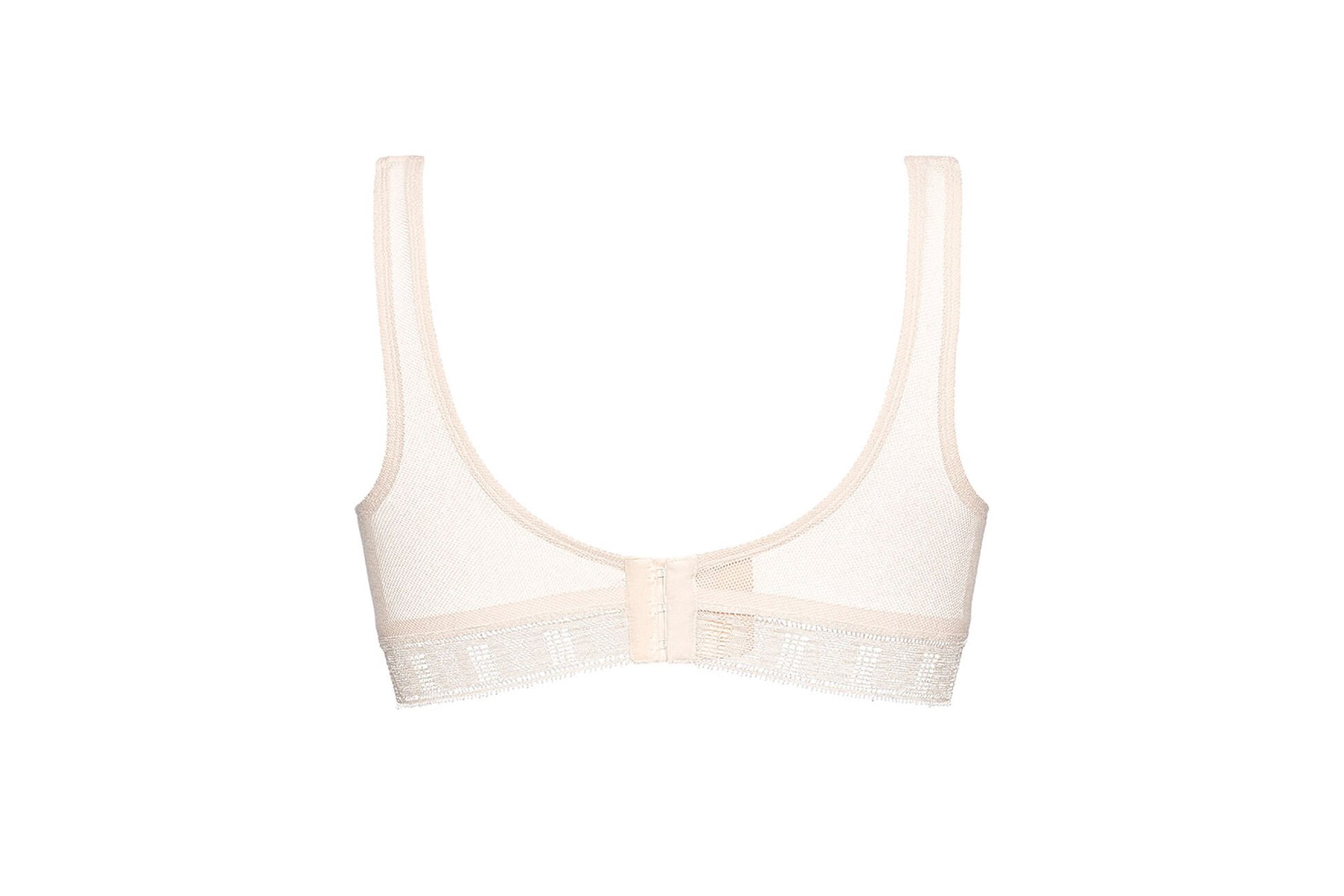 Chiffon Crop top bra standard view NaN
