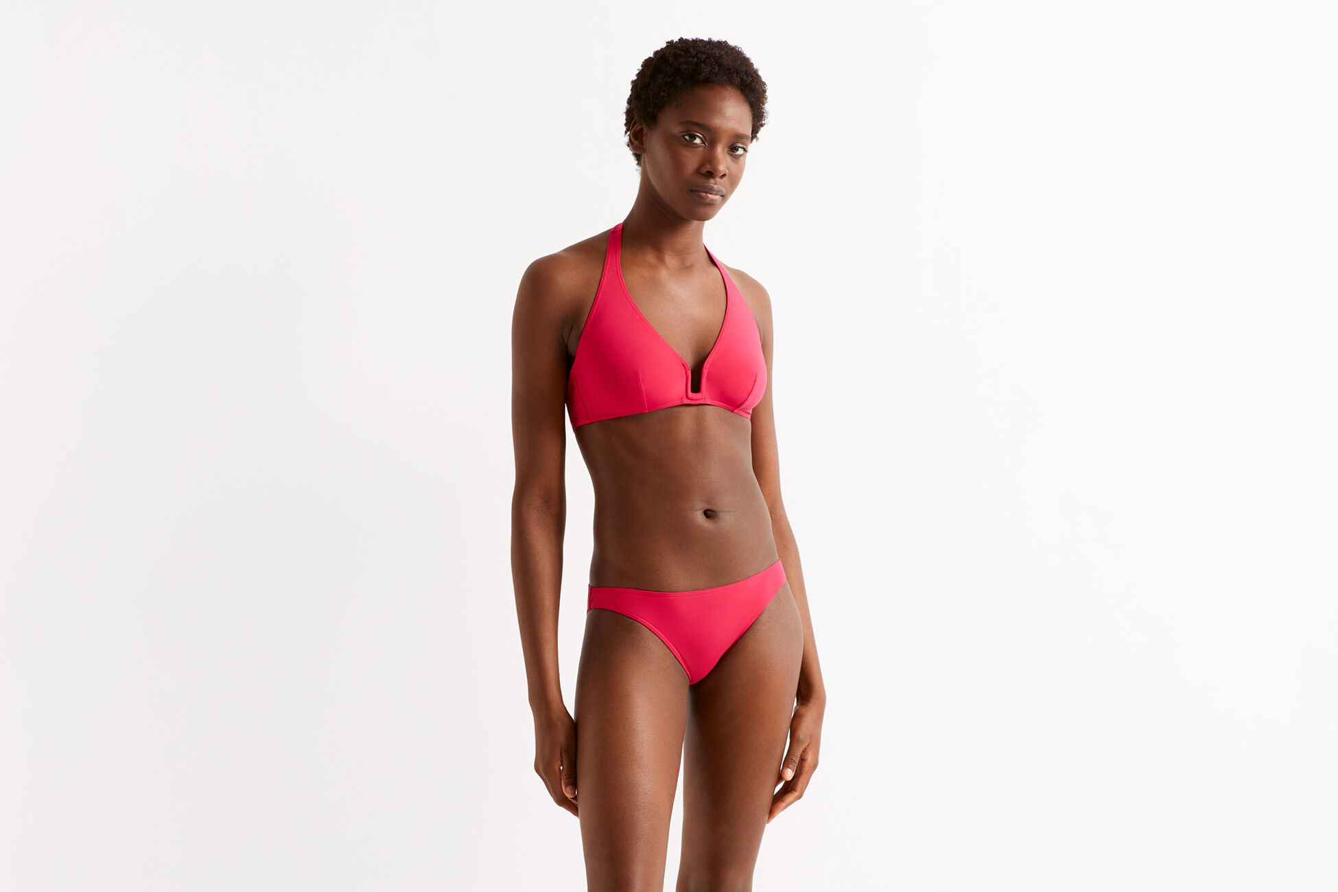 Uni Full-cup triangle bikini top standard view �