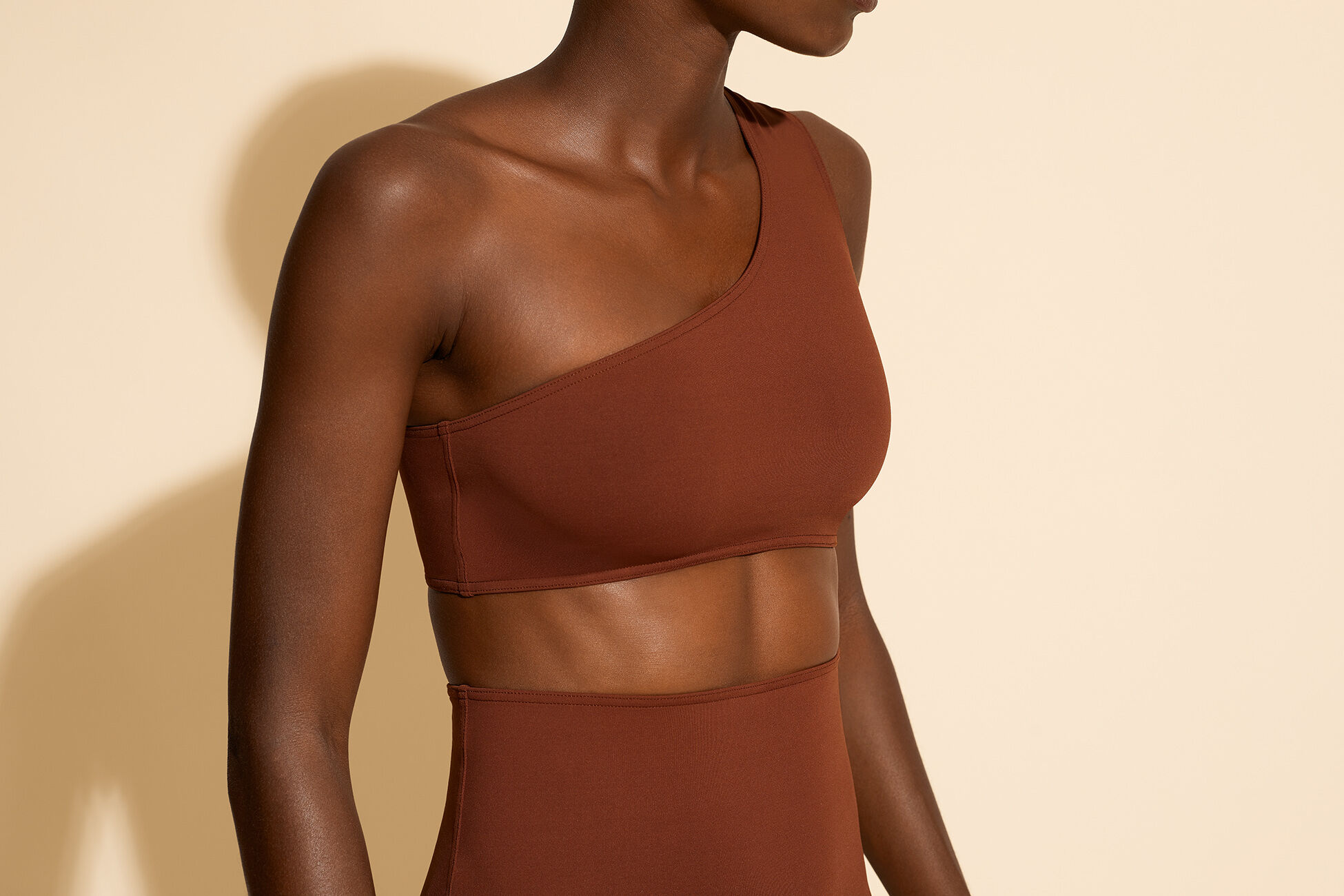 Symbole One-shoulder crop top standard view NaN