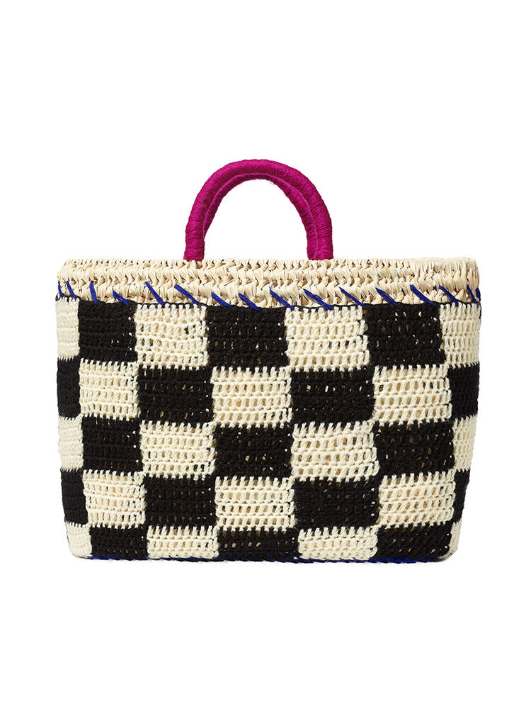 Panier Damier Medium-MULTICO 23H