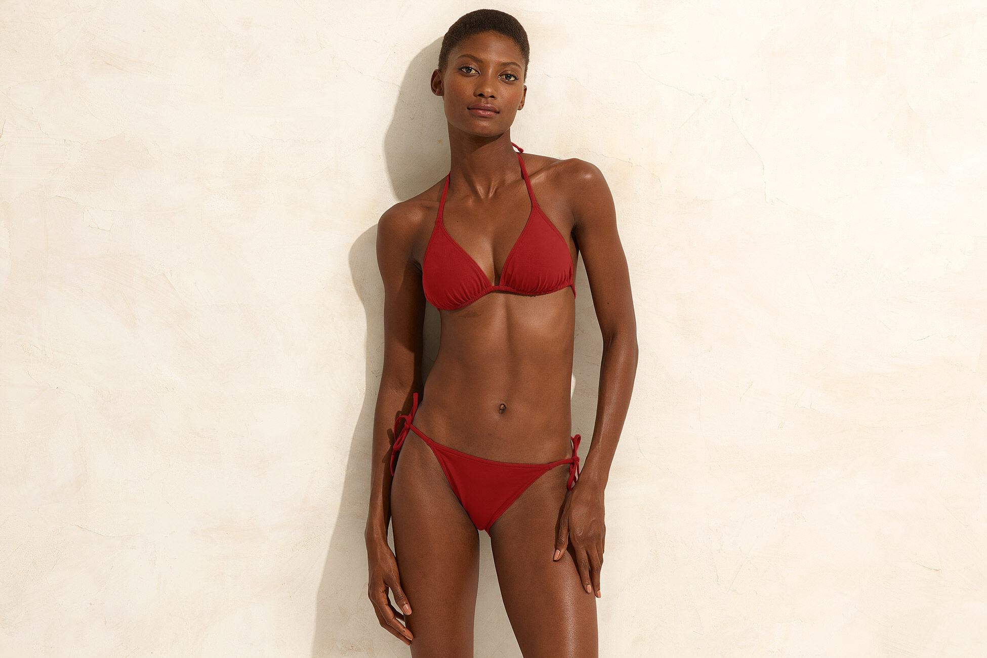 Mouna Small triangle bikini top standard view �