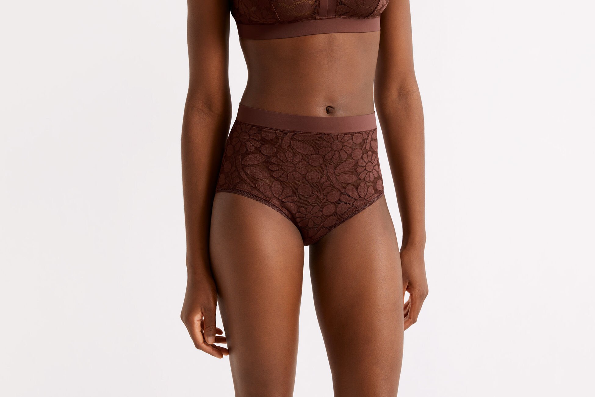 Opaque High-waisted briefs standard view NaN