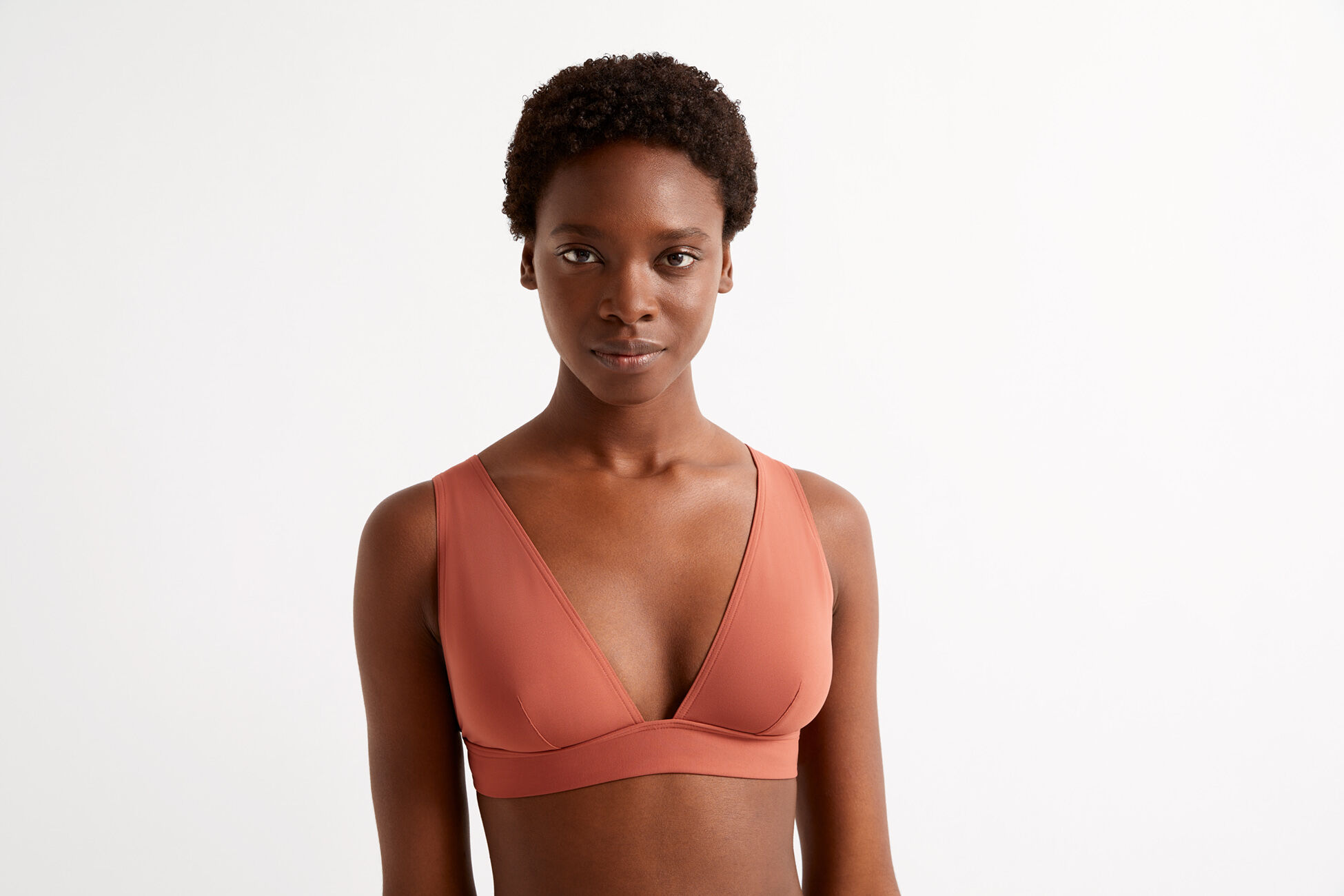 Chrome Full-cup triangle bikini top standard view �