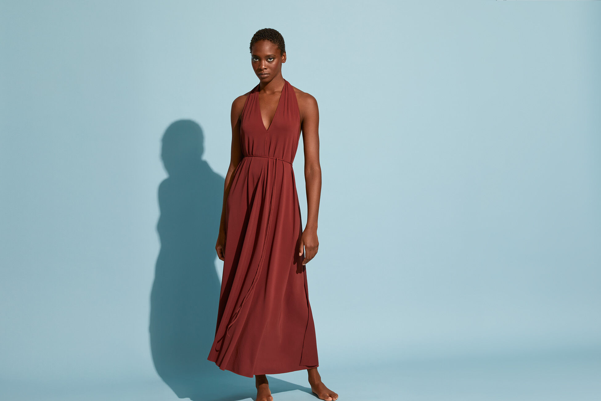 Désirée Long sarong dress standard view �
