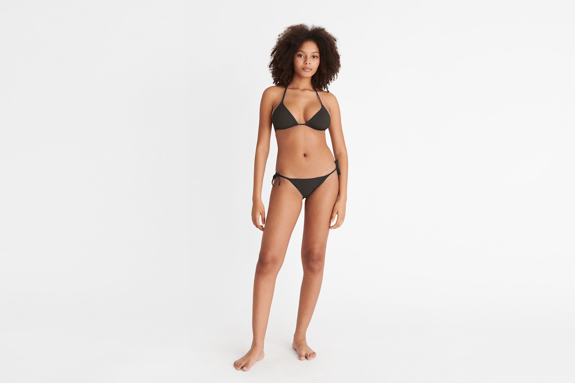 Mouna Small triangle bikini top standard view �