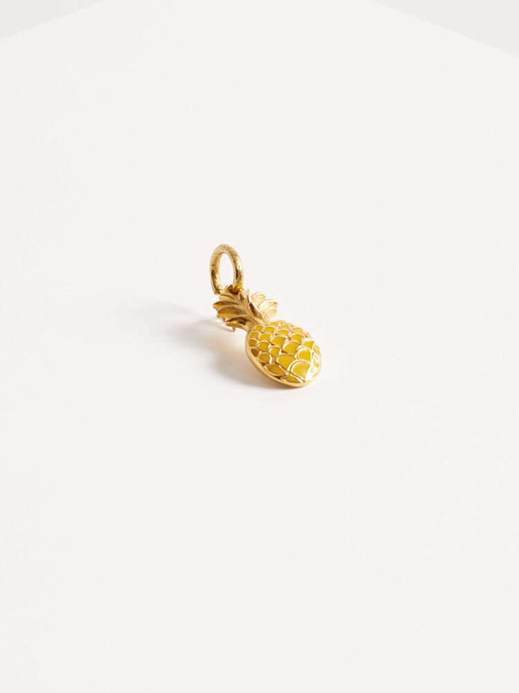 Pendiente de aro Ananas Goossens x ERES-LAITON DORE