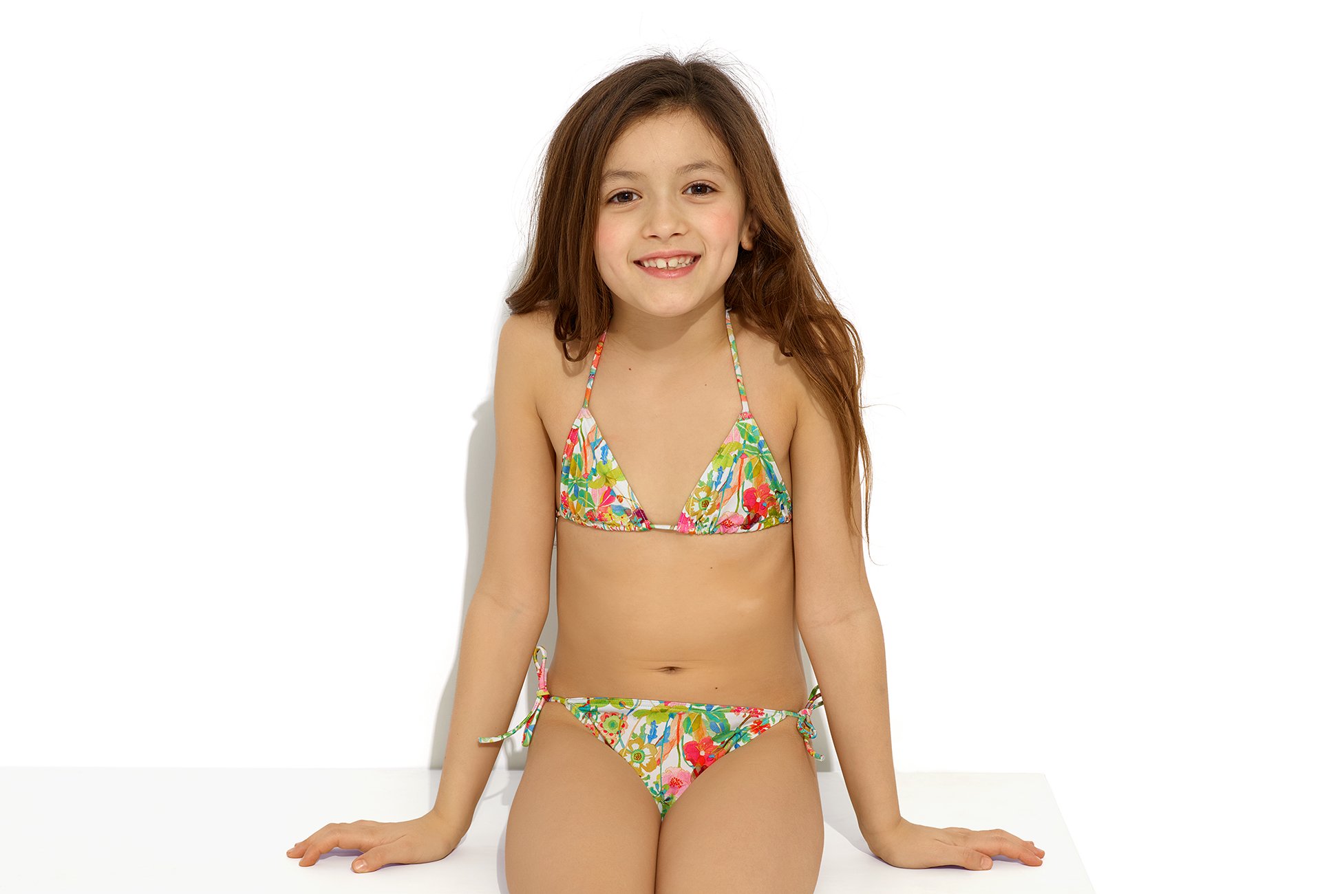 kid in a bikini
