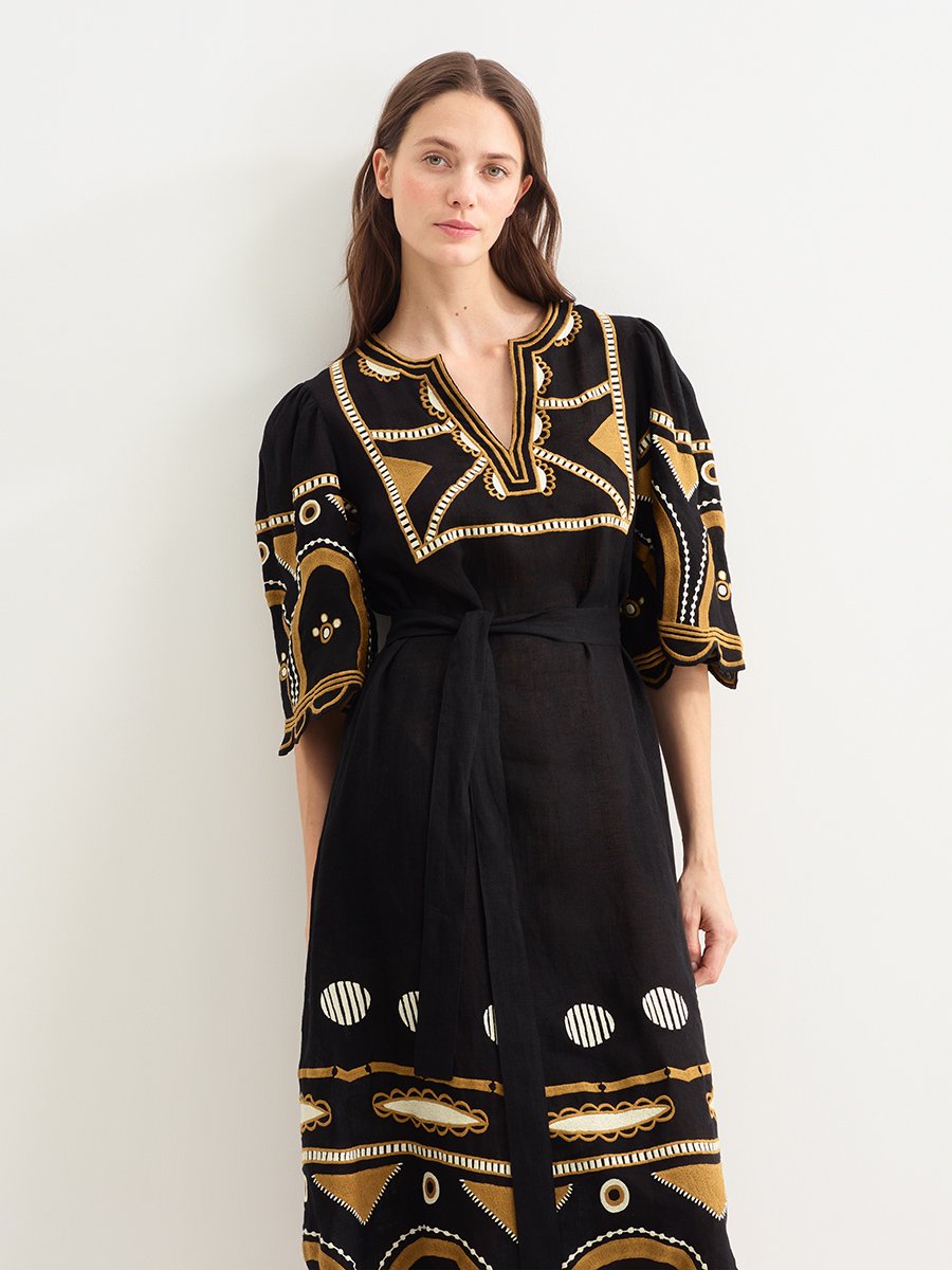 Das bestickte Leinen Bijoux