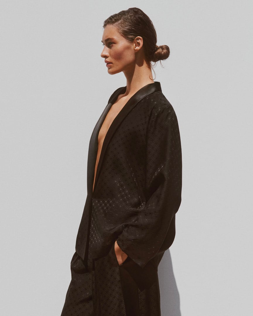 The Luxury silk jacquard